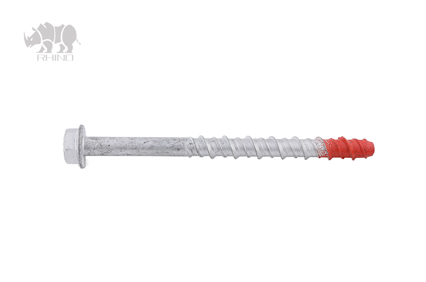 Serrated Hex Flange Concrete Bolt With Nylok Painting F004-3