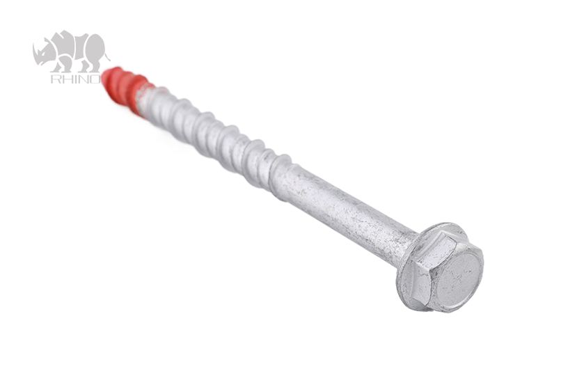 Serrated Hex Flange Concrete Bolt With Nylok Painting F004-3
