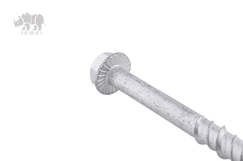 Serrated Hex Flange Concrete Bolt With Nylok Painting F004-3