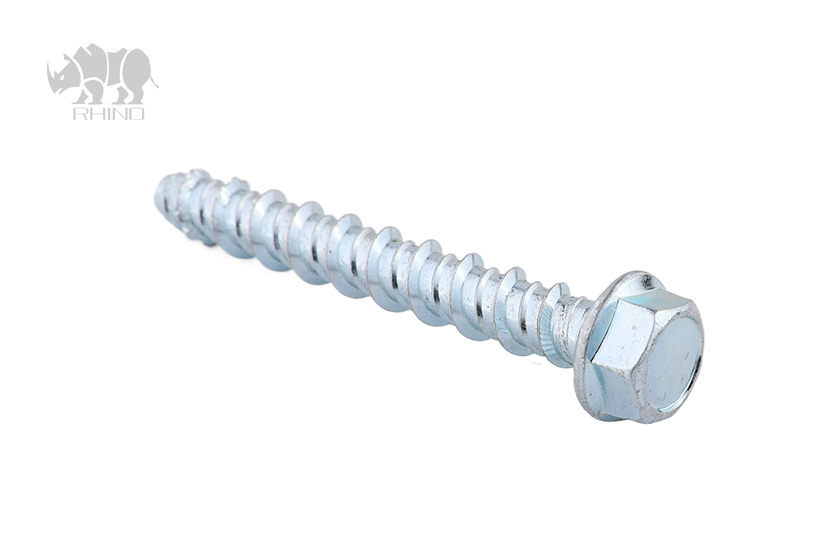 Zinc-Plated Serrated Hex Flange Concrete Bolt F005