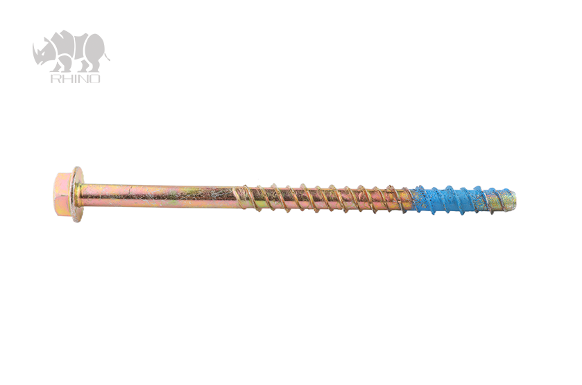 Hexagonal Flange Head Concrete Bolt With Nylok Coating F008