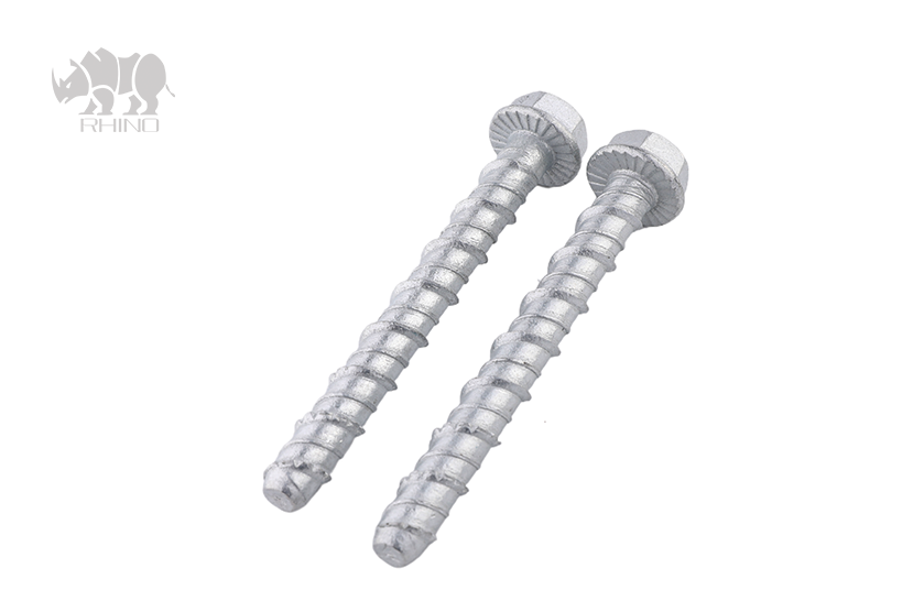 Serrated Hexagonal Flange Head Concrete Bolt F009