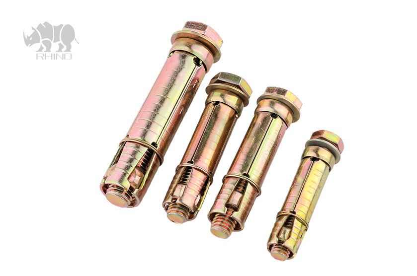 4 Pcs Heavy Duty Shell Anchor With Hex Bolt S8