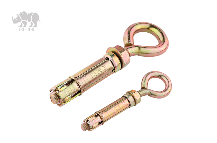 4 Pcs Sleeve Anchor With O Hook Bolt S10