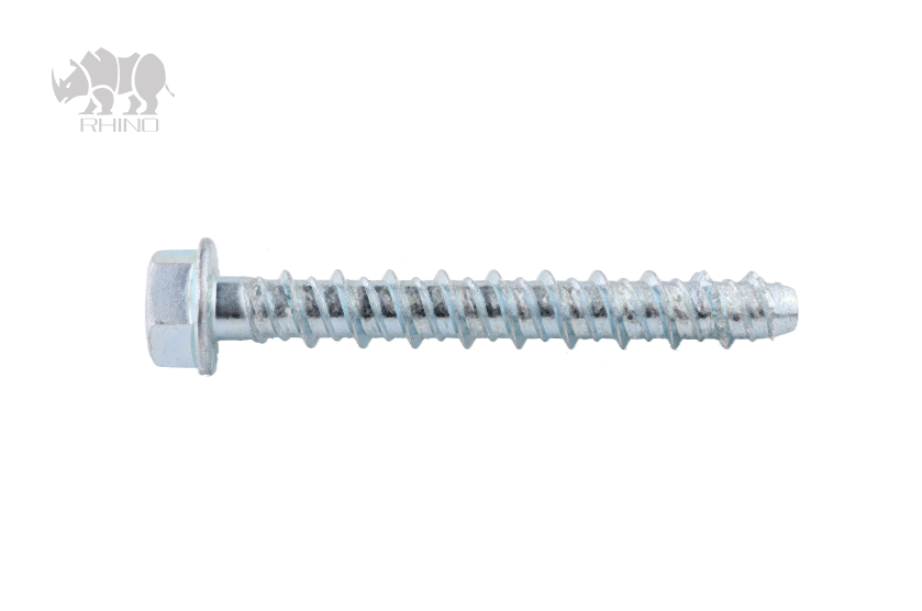 Zinc-Plated Serrated Hex Flange Concrete Bolt F005