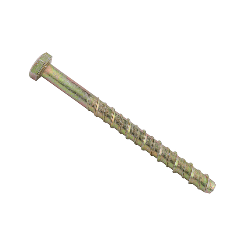 Hex Head Yellow Zinc Concrete Anchor Bolt H001